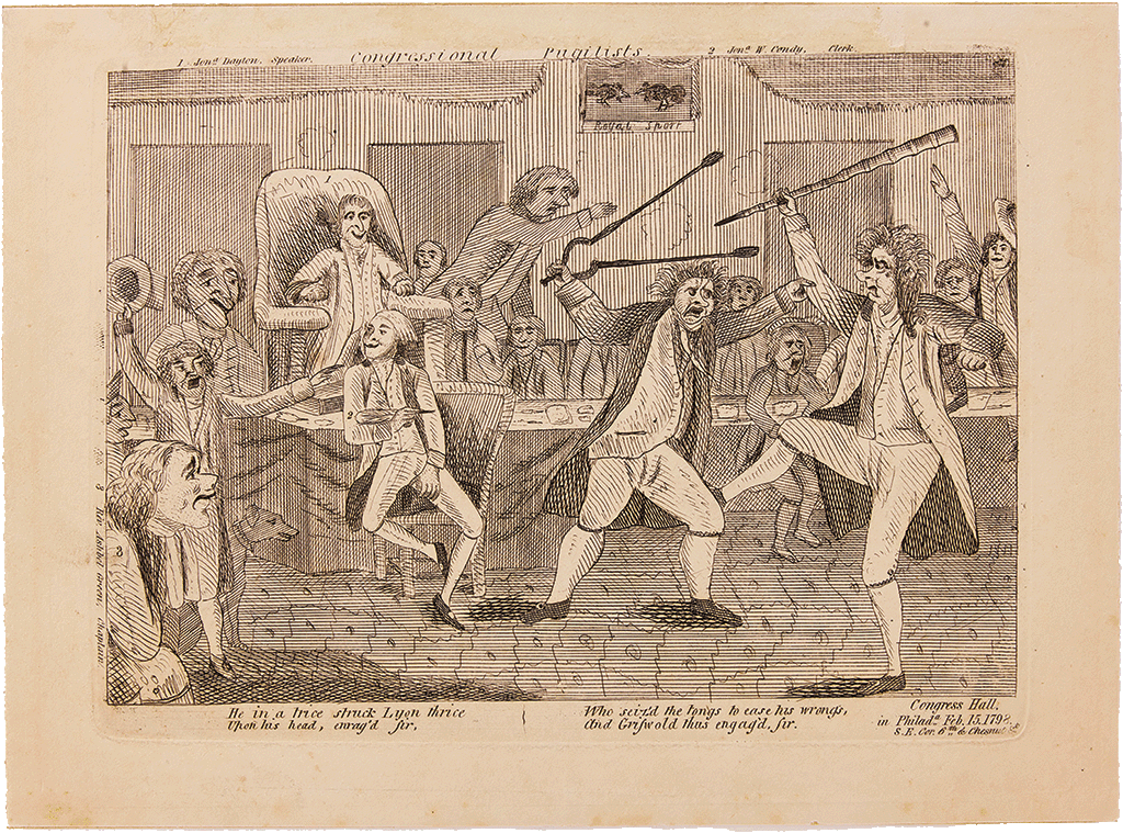 Chapter 3 opener illustration depicting the Revolutionary period