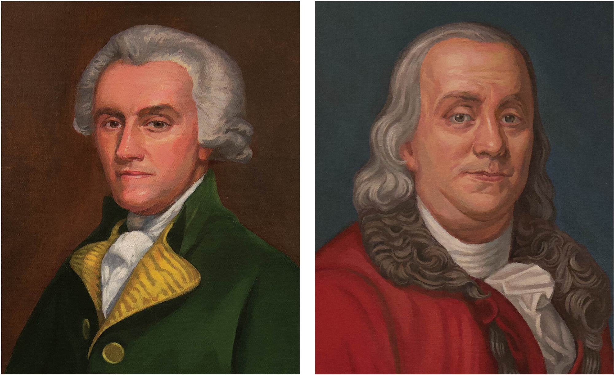 Historical document featuring Benjamin Franklin's letter to his son William Franklin